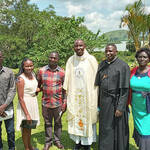 In the beautiful, peaceful environs of Lake Saaka at the Holy Cross Novitiate, Mr. Gideon Muriithi Kinyua professed his Final Vows in the presence of community, family, and friends. Fr. Cyprian Binaka, District Superior, received the vows.