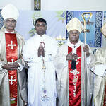 Newly Ordained Fr. Timon Innocent Gomes, C.S.C., of India.