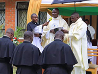 Holy Cross Celebrated Seven Religious who Professed First Vows in East Africa