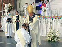 Deacon Jim Gutiérrez Ordained a Priest at Fe y Algría 25 School in Peru