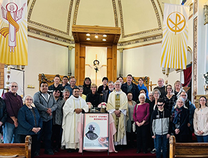 The Major Reliquary of Saint André Bessette was on tour in the Archdiocese of Keewatin-Le Pas.