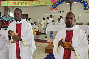 Ordinations of Fr. Jose Etnour Lainé, C.S.C., and Fr. Rigolex Doréus, C.S.C. in Haiti