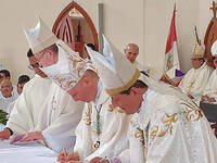 Bishop Jorge Izaguirre, C.S.C., Installed as Bishop of the Diocese of Chosica