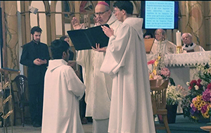 Deacon Juliyas Prince Rozario, C.S.C., was ordained to the diaconate.