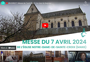 Shrine of Blessed Basile Moreau Broadcasts Mass on Le Jour du Seigneur