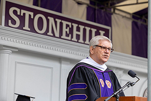 Br. Paul Bednarczyk receives Doctorate from Stonehill College