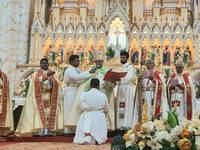 Holy Cross Celebrates Six Ordinations in India