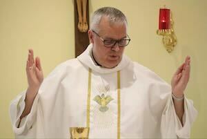 Most Rev. Kevin Randall, Apostolic Nuncio to Bangladesh, celebrates Mass at the Holy Cross Generalate