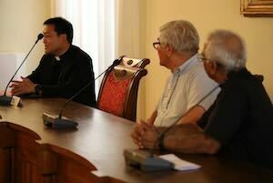 Meeting with Monsignor Augustine Hun and the PNG Missionaries