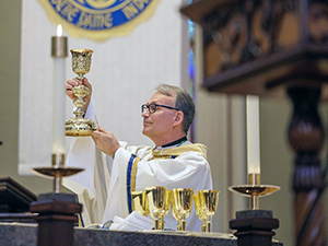 Bishop Patrick Neary at Fr. Robert Dowd, C.S.C., Inaugurated President of the University of Notre Dame