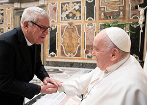 Pope Francis with Br. Paul