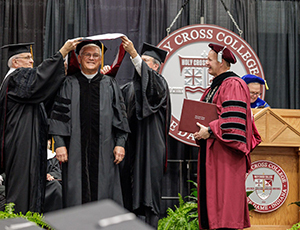 Superior General Receives Honorary Degree from Holy Cross College 2025