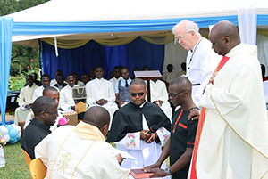 First Vows in Lake Saaka, Uganda 2025