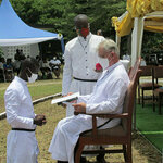 Profession of Vows received by Br. Kenneth Haders, C.S.C., in West Africa.
