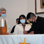 In Mexico Mr. Angel Alberto Lazaro de la Cruz, C.S.C., signs his Final Vows