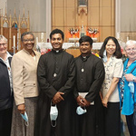 Perpetual Profession of Vows of Br. Clinton James Mondol, C.S.C., and Br. Planard Joseph Corraya, C.S.C.,of the Sacred Heart of Jesus Province in Bangladesh at St. Laurent Church in Montreal, Canada where they are serving.
