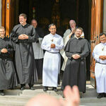 Final Vows in the United States, Mr. Drew M. Clary , C.S.C.,  Mr. Cameron Cortens, C.S.C., , and Mr. Gabriel Griggs, C.S.C, and from the Sacred Heart of Jesus Province, Mr. Shohag Boniface Gabil,  C.S.C., and Mr. Tias Augustine Gomes, C.S.C.