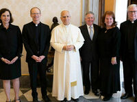 University of Notre Dame Leadership Meets with Pope Leo XIV