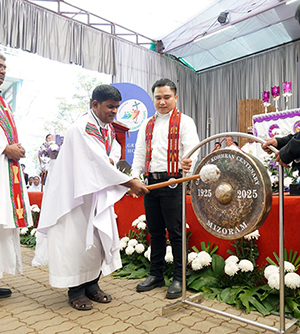 Holy Cross Joins Catholic Church in Mizoram, India, For Its Centenary Celebration