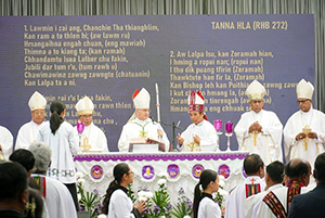 Holy Cross Joins Catholic Church in Mizoram, India, For Its Centenary Celebration