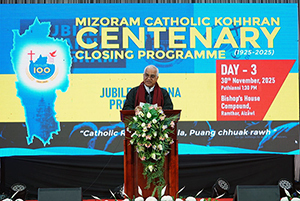 Holy Cross Joins Catholic Church in Mizoram, India, For Its Centenary Celebration