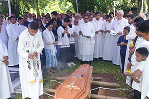 Fr. Emmanuel Kallarackal's burial