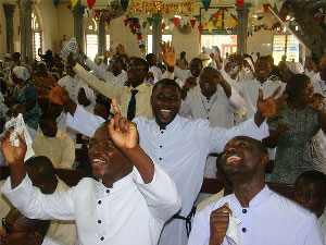 Celebration in Ghana at a Final Profession