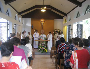 Mass at Family Rosary Chapel