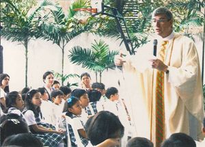Fr John Phalen, CSC, in the Philippines