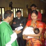 Baptism at a Parish in Bangladesh