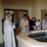 Baptism at Holy Redeemer Parish, Portland, Oregan, United States