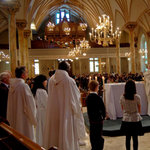 First Communion at Parish Mont Saint Gregoire, Canada