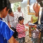 House blessing on summer mission in Chile